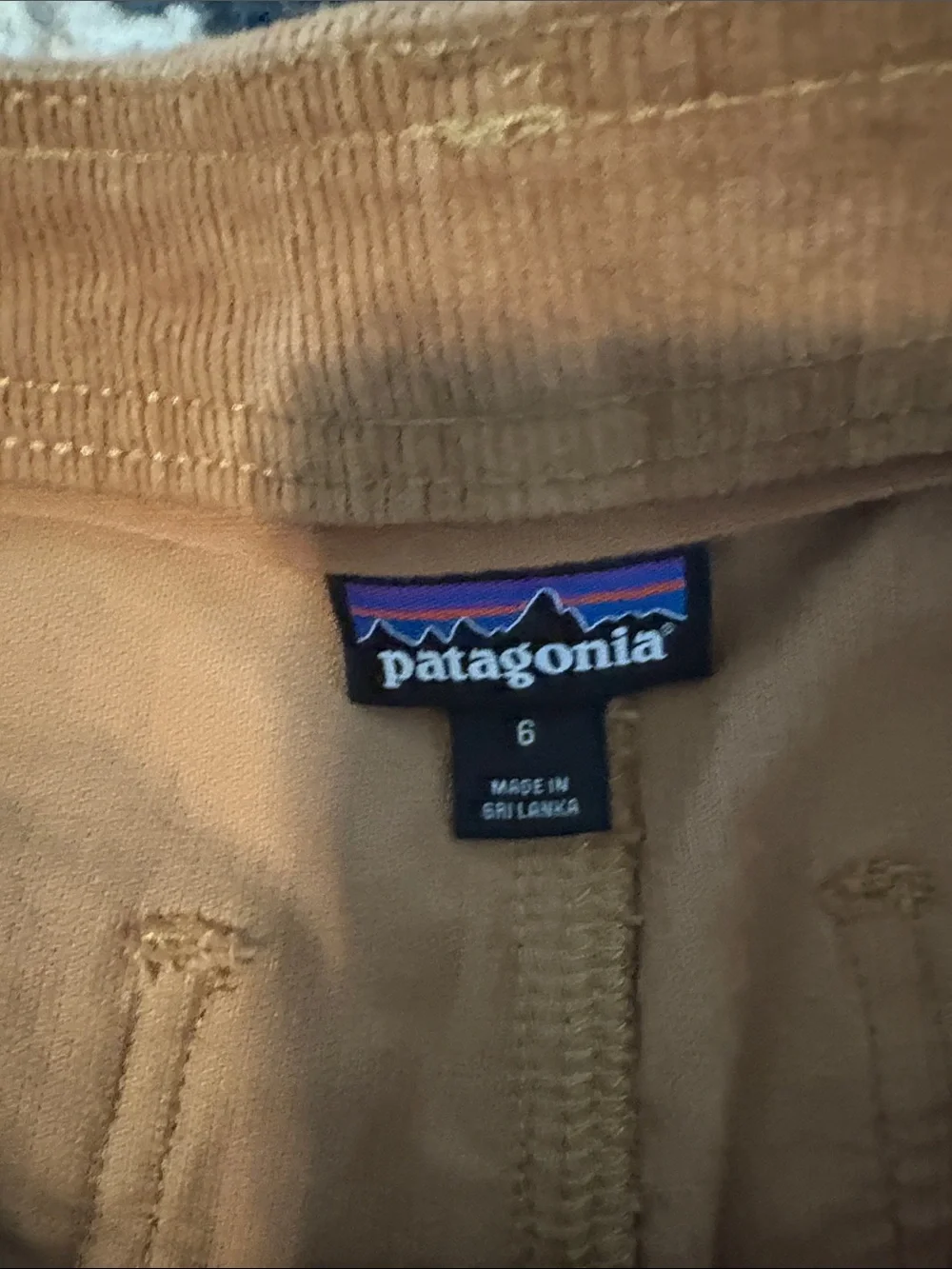 EUC Patagonia Wide Leg Corduroy Pants - Size 6 - Picture 4 of 6